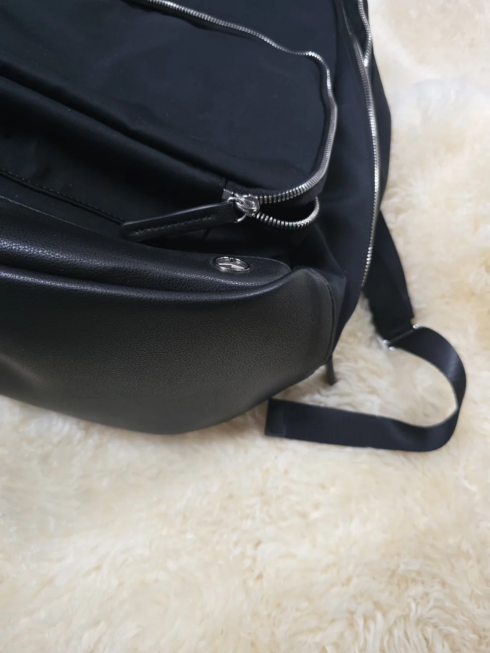 Haerfest x Mercedes-Benz limited edition Black Backpack with Front Pocket